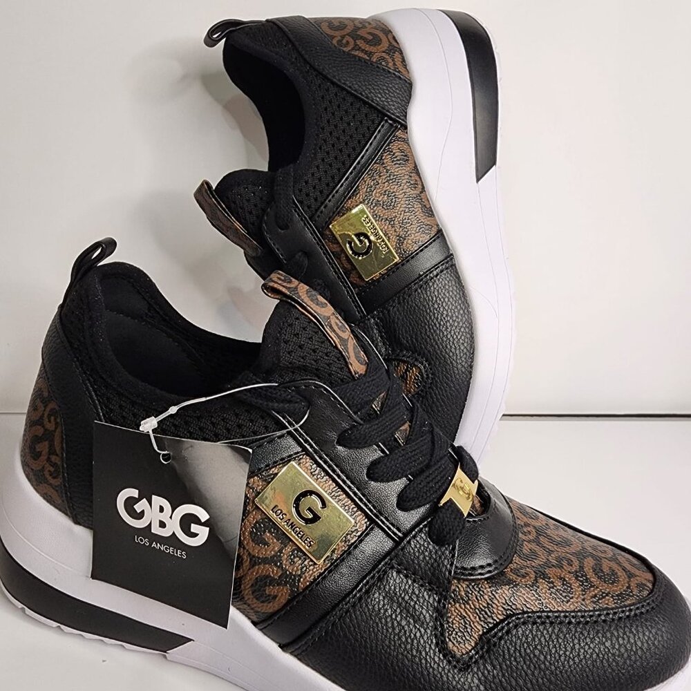 Guess GBG Los Angeles Women's Ladies wedge sneakers size 6 US brand new